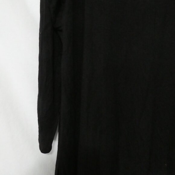 GEORGE | 1X | Classic Black Long Sleeve Top | Scoop Neck | Lace Bottom Trim - Picture 13 of 16